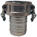 Plated Malleable Iron Boss-Lock™ Type C Coupler x Hose Shank